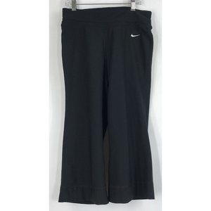 Nike Pants Womens Size‎ XS Black Capri Cropped Workout Run Dri Fit Stretch